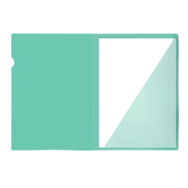 Liderpapel Carpeta Dossier Uñero A4 Verde Manzana Opaco Polipropileno 180 micras