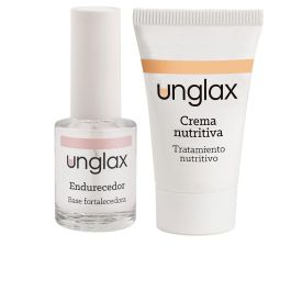 Unglax Tratamiento Fortalecedor Intensivo Estuche 2 pz - Crema Nutritiva con Aceite de Almendras para Uñas Secas y Dañadas Precio: 13.89000019. SKU: B1938MESGZ