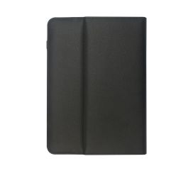 eSTUFF Funda Universal FRESNO para Tablets 9-10.1" de Cuero PU Negra, sujeción con banda de goma para fácil inserción