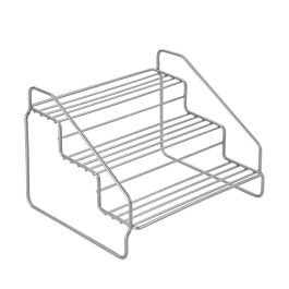 Metaltex Estante 3 niveles Steppo 20x18x15cm, recubrimiento polytherm metallic