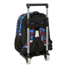 Safta Mod. 524 705 Mochila Con Carro Hot Wheels 330x270x100 mm Safta Mod. 524 705 Mochila Con Carro Hot Wheels 330x270x100 mm