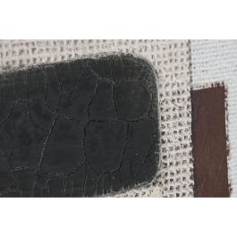 DKD Home Decor Cuadro Decorativo Urban Moderno Lienzo Marrón Negro 4.5 x 143 x 103 cm (Set 2 Unidades)