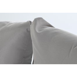 DKD Home Decor Sofá de Terraza y Jardín de Ratán Sintético Blanco y Marrón Claro, Set 3 piezas, 190x70x190 cm Desmontable