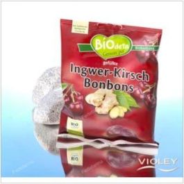 BIODETA Caramelos de Jengibre y Cereza Bio 75g Precio: 3.4999998. SKU: B1FS8KX6HP