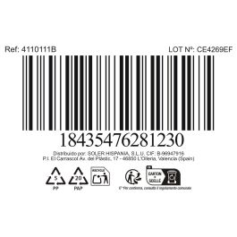 La Mediterranea Bol "Calobra" Azul Ø15.5x6.2 cm (24 Unidades)