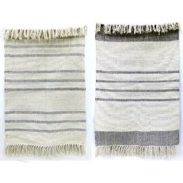 DKD Home Decor Alfombra Boho Blanco Gris 290 x 0.75 x 200 cm (2 Unidades) Algodón Precio: 137.23578. SKU: S3038185