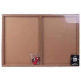 Dites-le avec des Mots Mural Mapamundi Corcho 40X60Cm para Decorar Habitaciones u Oficinas