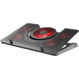 GENESIS Oxid 550 Base Refrigeradora para Portátil 17.3" (43.9 cm) 5 Ventiladores 2800 RPM, Iluminación LED Roja, Negro Precio: 32.69000009. SKU: S5603851