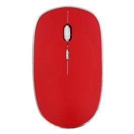 TNB RUBBY - Ratón óptico silencioso inalámbrico de 1600 ppp - rojo/plateado Precio: 14.99864696. SKU: B1GRLYP59F