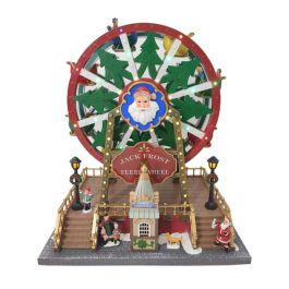 Noria Navidad Tradicional DKD Home Decor Rojo Verde 20 x 34 x 30 cm Noria Navidad Tradicional DKD Home Decor Rojo Verde 20 x 34 x 30 cm