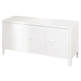 Mueble de TV Home ESPRIT Blanco Metal 120 x 40 x 58 cm