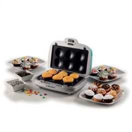 Ariete 1972/01 Sandwichera 3 en 1 Party Time para Donuts y Cupcakes, Azul