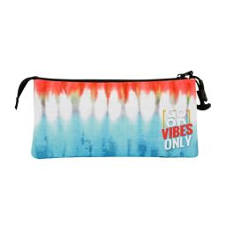 Estuche Portatodo Triple ECO Good Vibes Mint Oh My Pop Azul Precio: 14.49999991. SKU: S2424810