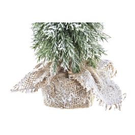 Arbol Navidad Tradicional DKD Home Decor Verde Blanco 20 x 28 x 20 cm (4 Unidades)