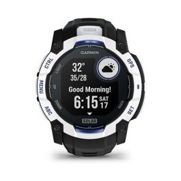 Garmin Instinct 3 Solar GPS Reloj Inteligente para Deporte 50mm Blanco Unisex con Carga Solar y GPS