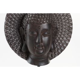 DKD Home Decor Figura Decorativa Oriental Buda Marrón Oscuro de Resina y Metal, Conjunto 4 Unidades 10.5x31x21 cm DKD Home Decor Figura Decorativa Oriental Buda Marrón Oscuro de Resina y Metal, Conjunto 4 Unidades 10.5x31x21 cm