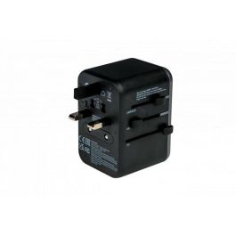 Verbatim Uta-04 Adaptador Universal De Viaje Con 1 Puerto Usb-C - 3 Puerto Usb-A - 1 Puerto Usb-C