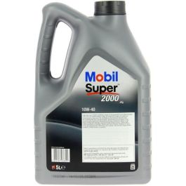 MOBIL Super 2000 - Aceite de motor para turismos de gasolina 10W40 - Semi sintético - 5L