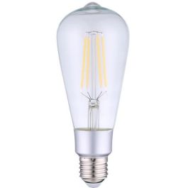 Shelly Bombilla LED Inteligente Vintage ST64 E27 Wi-Fi Regulable Transparente Blanco Cálido 7W 750lm CRI 80 IP20 2700K Precio: 41.50000041. SKU: B1AXZRTSKX