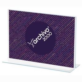 Archivo 2000 Expositor Sobremesa Forma T Din A4 Horizontal 85x300x215 mm Cristal Transparente Precio: 4.58999948. SKU: B1BT9D4KT7