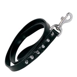 Gloria Correa 1 Fila Pinchos Piel Negra 105 cm Doble Capa Cuero Rock and Roll Style Precio: 17.5000001. SKU: S6100893