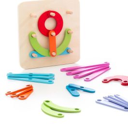 Juego de Madera para Formar Letras y Números Koogame InnovaGoods 27 Piezas Juego de Madera para Formar Letras y Números Koogame InnovaGoods 27 Piezas