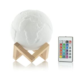 Lámpara LED Recargable Planeta Tierra Worldy InnovaGoods Lámpara LED Recargable Planeta Tierra Worldy InnovaGoods
