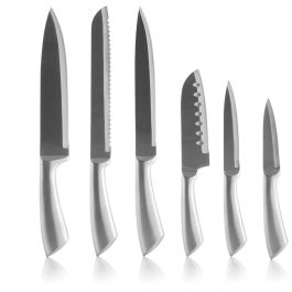 Set de Cuchillos con Soporte de Madera Spartan InnovaGoods 7 Piezas