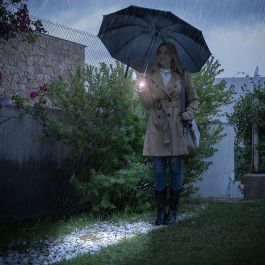 Paraguas de Cierre Inverso Plegable con LED Folbrella InnovaGoods