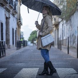 Paraguas de Cierre Inverso Plegable con LED Folbrella InnovaGoods