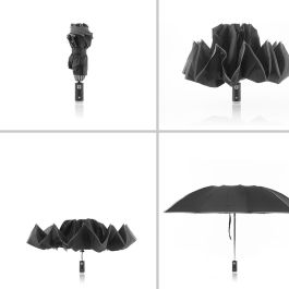 Paraguas de Cierre Inverso Plegable con LED Folbrella InnovaGoods