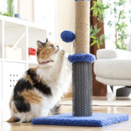 Poste Rascador Masajeador con Pelota para Gatos Miausage InnovaGoods