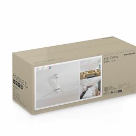 Ventilador de Techo con Luz LED y 3 Aspas ABS Flaled InnovaGoods Blanco 36 W