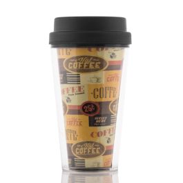 Vaso con Tapa y Doble Pared Coffee Gadget and Gifts