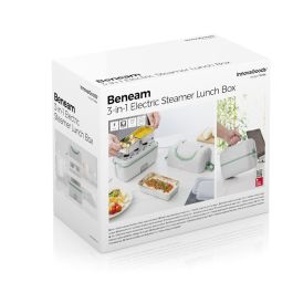 Fiambrera Eléctrica de Vapor 3 en 1 con Recetas Beneam InnovaGoods Rectangular Plástico ABS (Reacondicionado A+)