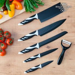 Cuchillo de Mesa Bravissima Kitchen Cuchillos Swiss Chef 6 Piezas Acero Inoxidable