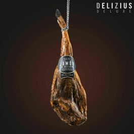 Set de Jamón Ibérico de Bellota y Jamonero Delizius Deluxe