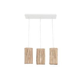 Lampara Techo Tropical DKD Home Decor Blanco Natural 20 x 40 x 20 cm Precio: 109.89000022. SKU: B1KFQ42WBV