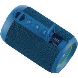 NGS Roller Furia 2 Tiny Altavoz Bluetooth 20W IPX7 TWS USB Aux In TWS 2.0 Azul
