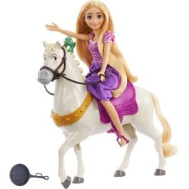 Mattel Hlw23 Muñeca Rapunzel con rodillas flexibles y Caballo Maximus con silla y brida, incluye Figura Pascal Disney Enredados +3 años Mattel Hlw23 Muñeca Rapunzel con rodillas flexibles y Caballo Maximus con silla y brida, incluye Figura Pascal Disney Enredados +3 años