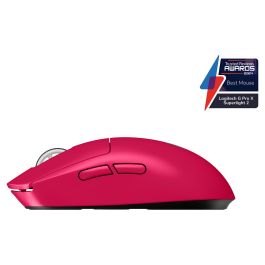 Logitech G PRO X Superlight 2 Ratón Gaming Inalámbrico Lightspeed MAGENTA, Óptico, 32000 DPI, 0.5 ms, Rosa