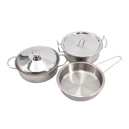 Tachan Mochila con Menaje de Cocina en Acero Inoxidable 11 Piezas para Niños +3 Años