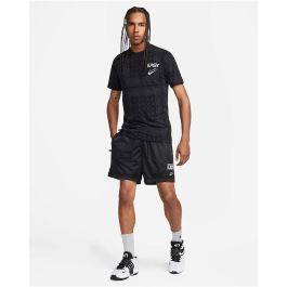 Camiseta de baloncesto Nike DR7658-010 Negro