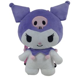 CYP BRANDS Mochila peluche 3D Kuromi, 24x16x42cm, suave y resistente, cintas ajustables para niños y adultos Precio: 19.94999963. SKU: B14JRSDXTT