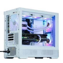 Zalman P30 Air White Mini Tower PC Blanco para placas Micro-ATX y Mini-ITX con ventana lateral de vidrio templado