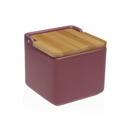 Salero con Tapa Versa BURGUNDY Cerámica 12,2 x 11,5 x 12,2 cm Precio: 6.89000015. SKU: B14JPXX28S