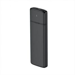 Aisens Caja Externa M.2 NGFF para SSD M.2 SATA-NVME a USB 3.1 Gen 2, Aluminio, Negra