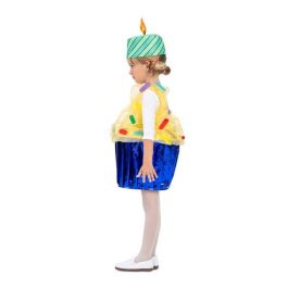My Other Me Disfraz Pastelito Infantil Amarillo para Niños y Niñas | Talla Edad 3 a 6 Años