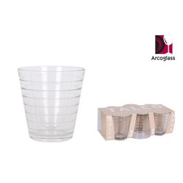 La Mediterranea Set 6 Vasos de 250 cc Colección Talco Aros (8 Cajas) Precio: 15.49999957. SKU: B1HYPV2EQA