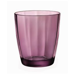 Bormioli Rocco Vaso Bajo Vidrio Pulsar de 30,5 cL - Pack de 6 Unidades en Color Rosa con Relieve y Apto para Lavavajillas Precio: 9.5000004. SKU: S2709688